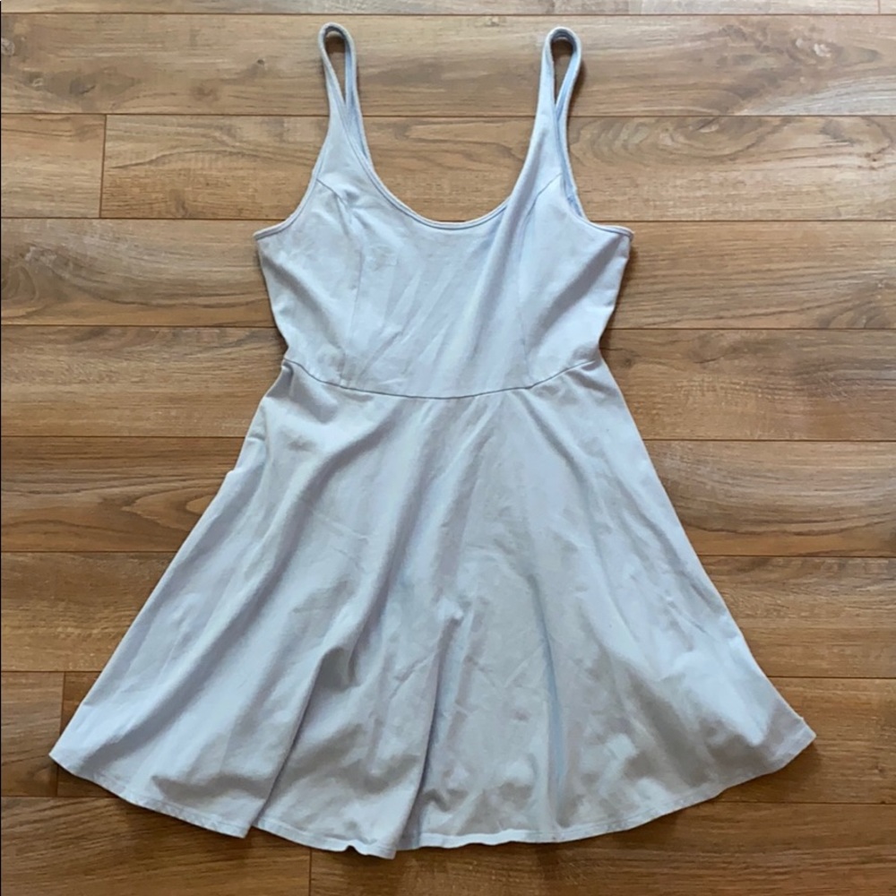 Baby Blue Skater Dress
